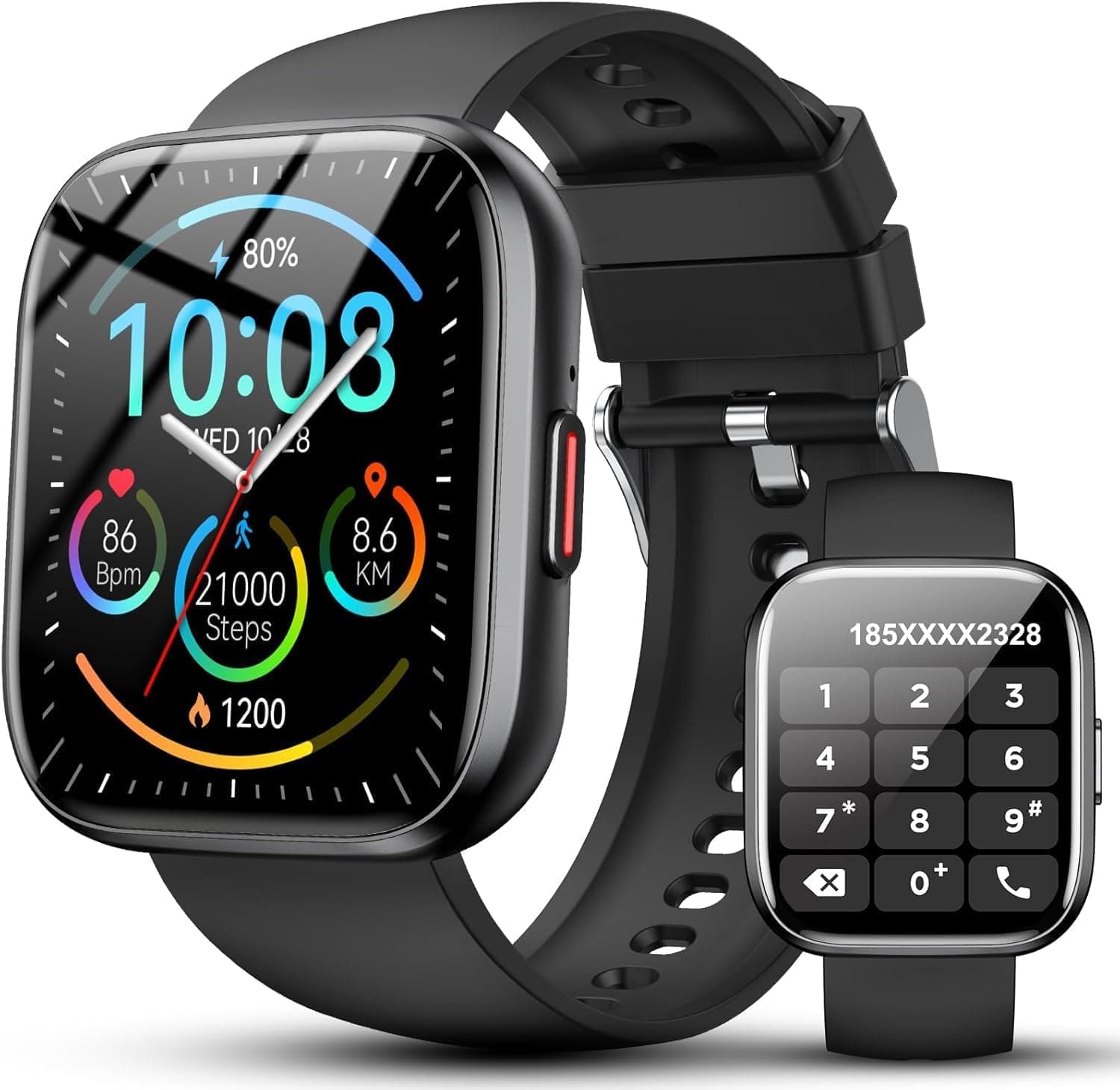 Ddidbi Reloj Inteligente Hombre Mujer 1.85" IP68