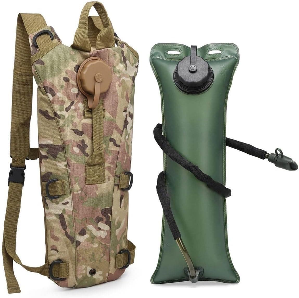 3L Hydration Backpack with Water Bladder Lightweight Tactical for Hiking Biking Outdoor Adventures