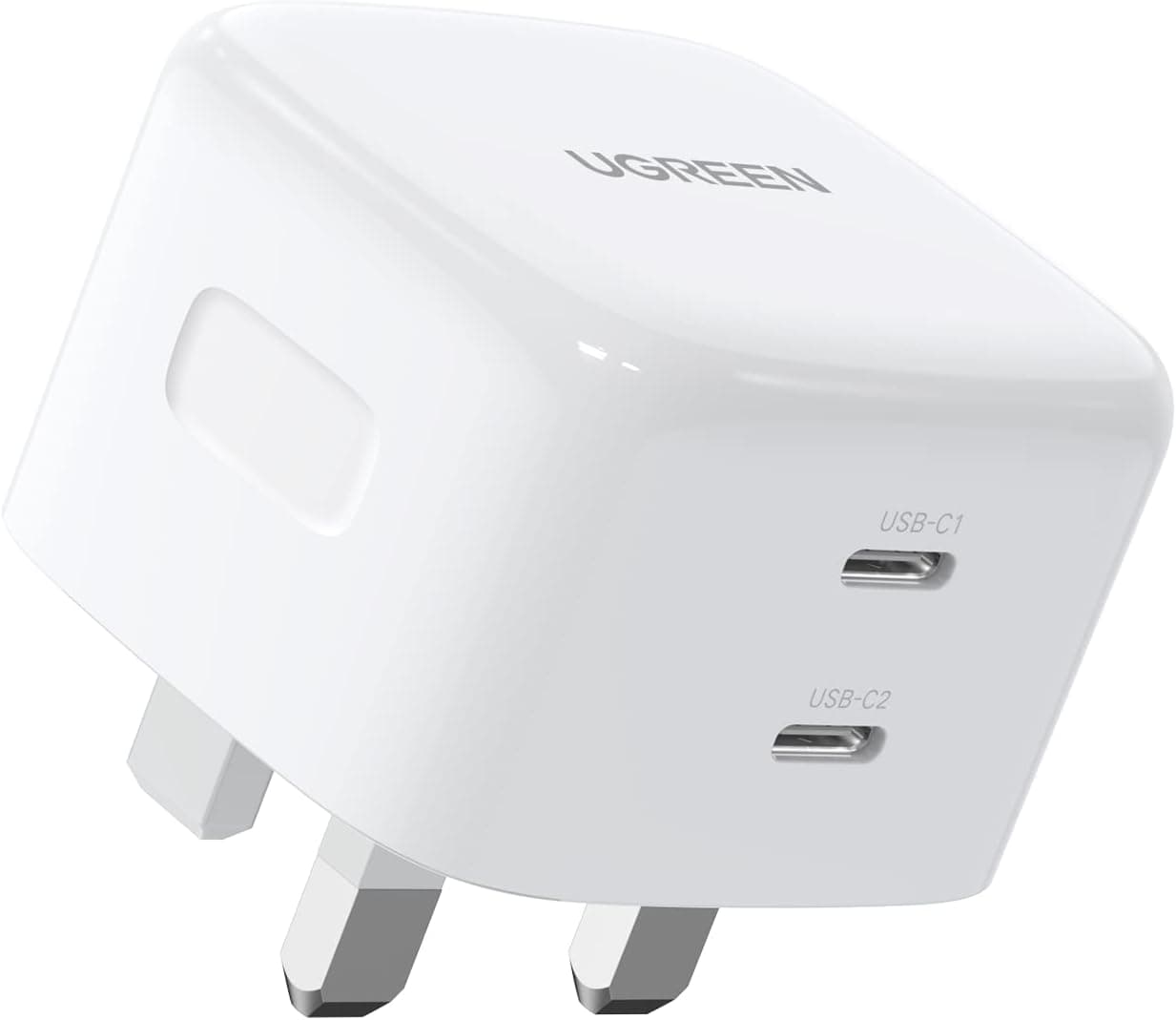 UGREEN 65W USB C Charger Plug 2-Port GaN Type C Fast Wall Power Adapter