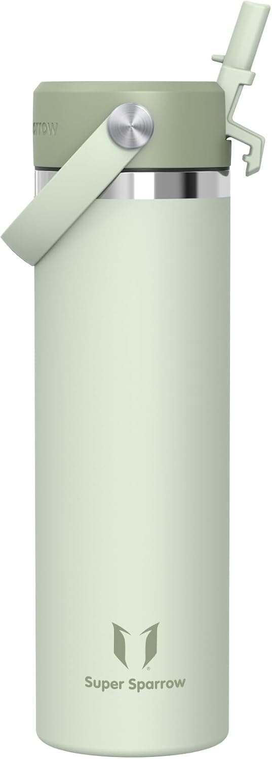 Super Sparrow Water Bottle Insulated - 0.5L/ 0.75L/ 1L/ 1.2L - Wide Mouth SwivelSip Flask