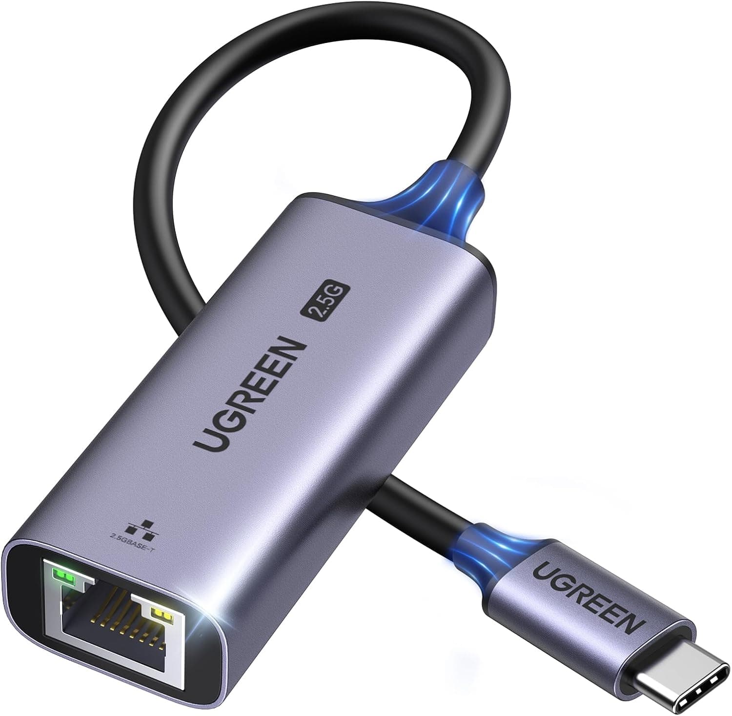 UGREEN 2.5G USB C Ethernet Adapter Aluminum Network Adaptor Thunderbolt 4/3 Rj45 Internet LAN Converter