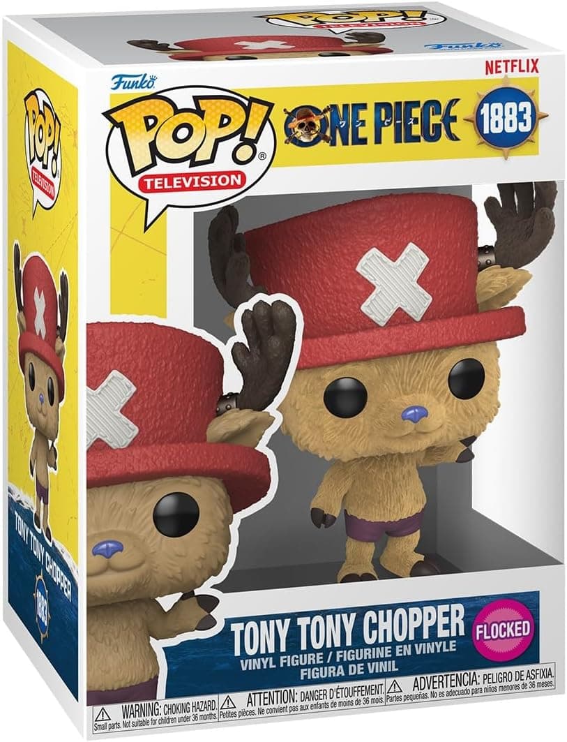 Funko Pop! One Piece TV - Tony Tony Chopper Flocked Vinyl Figure - 3.75in