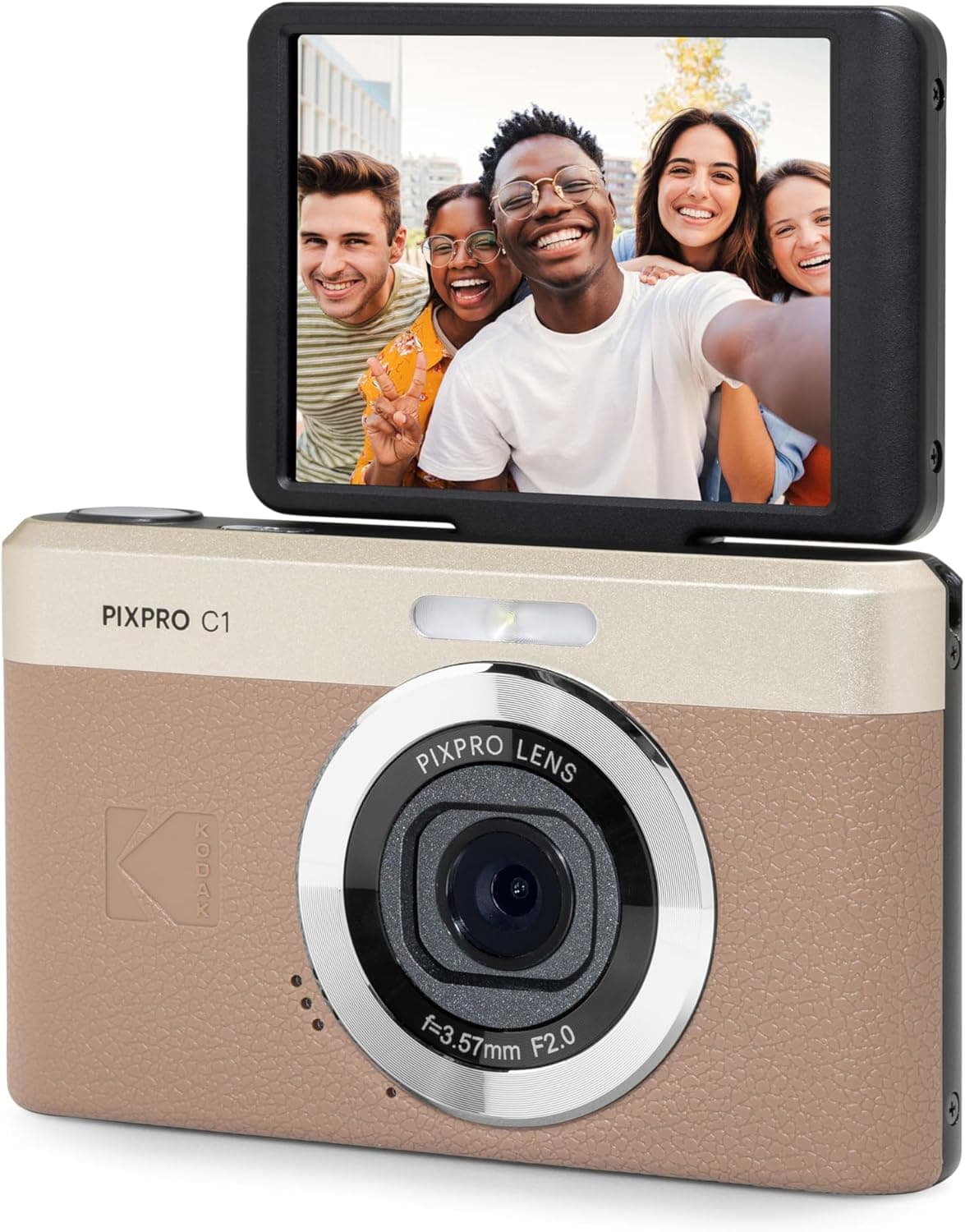 KODAK Pixpro C1 - Ultra-Compact Digital Camera 13MP BSI CMOS, 4X Zoom, 2.8
