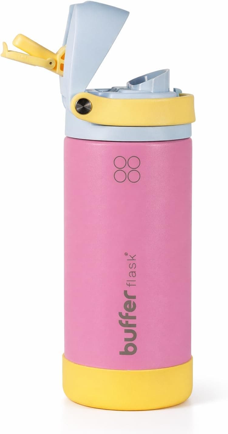 Termo Acero Inoxidable Buffer Flask con Tapa 2 en 1