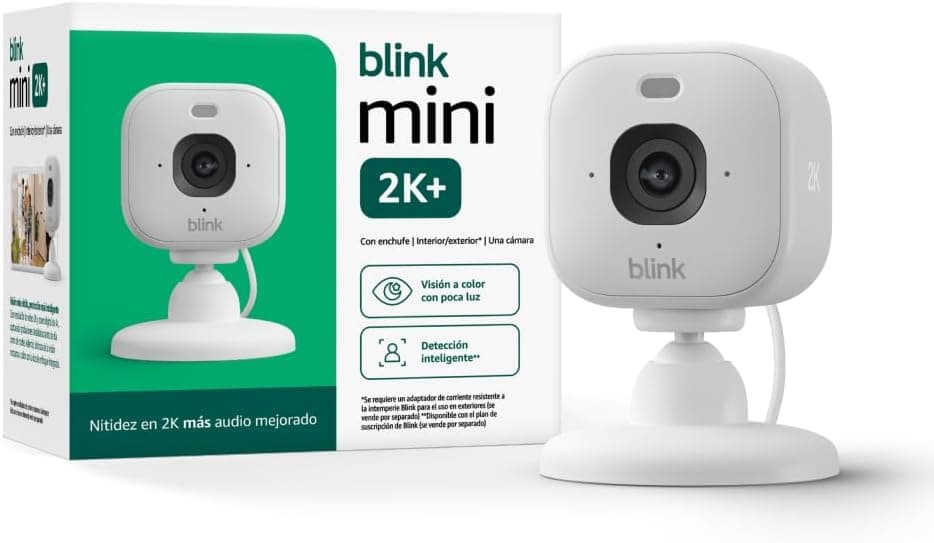 Blink Mini 2K+ 2-Pack Security Camera