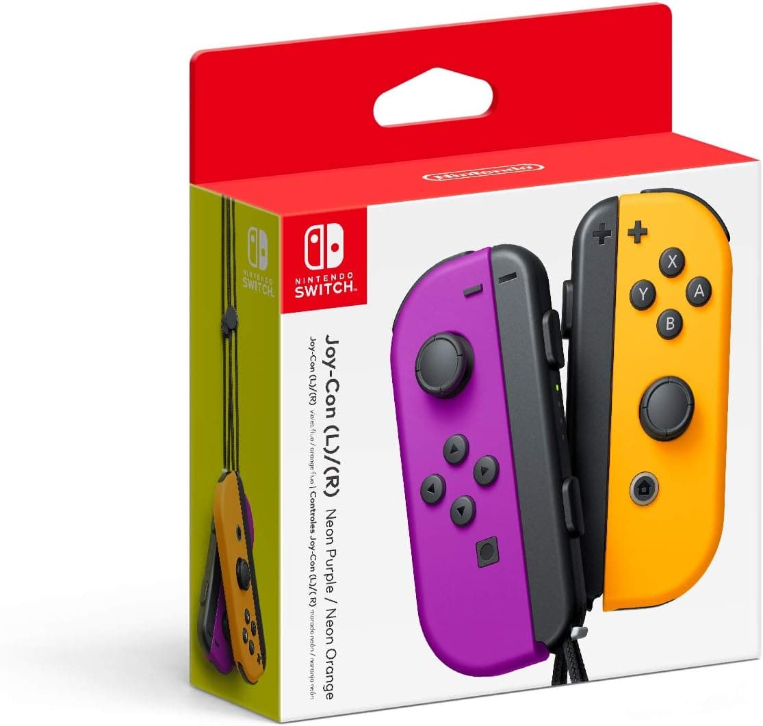 Neon Purple / Neon Orange Joy-Con (L-R) - Left and Right Edition