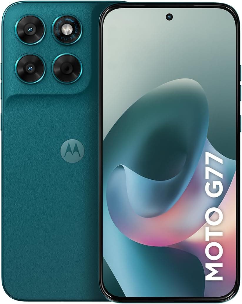 Moto G77 5G 256GB 24GB 8GB + 16GB RAM, 108MP Ultra-Pixel, 6.4