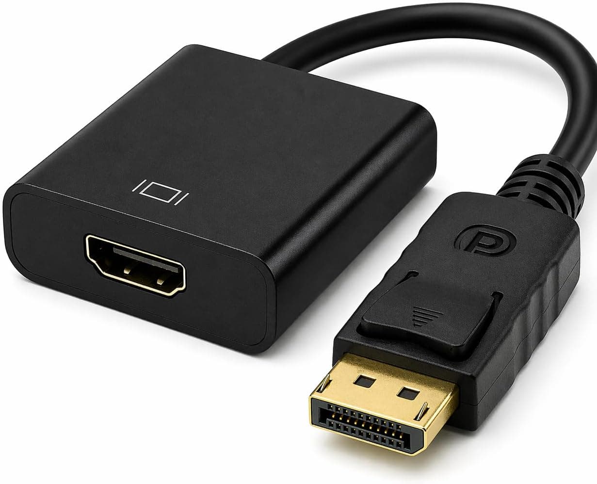 DisplayPort to HDMI Adapter for Notebook PC and TV Monitor