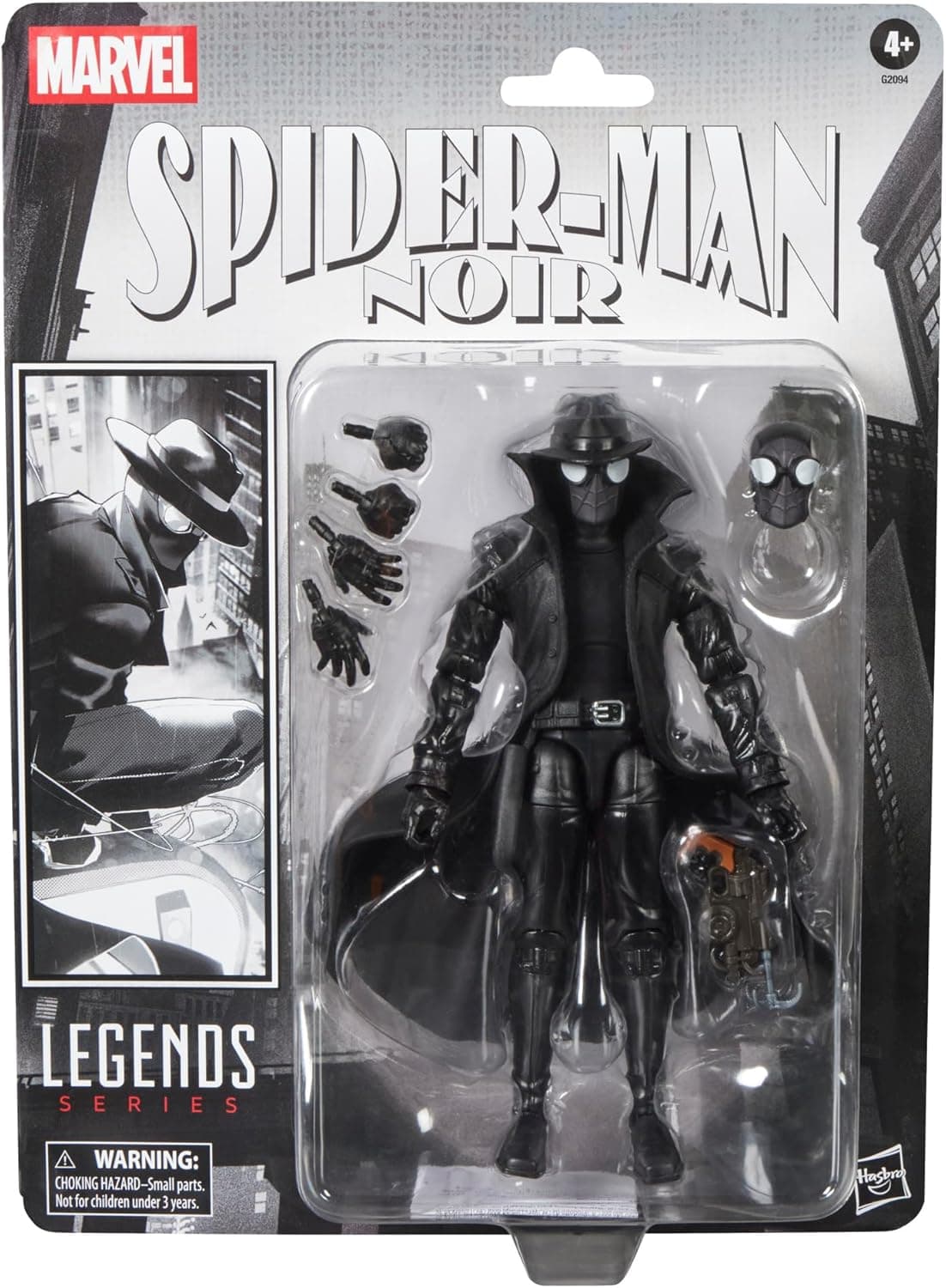 Marvel Legends Series Spider-Man Noir Retro Cardback 6-Inch Scale Action Figure