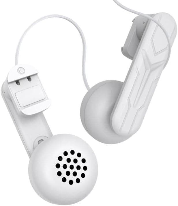 Vr Headphone Headband Compatible With Quest 2/3 - Independent Speakers, White