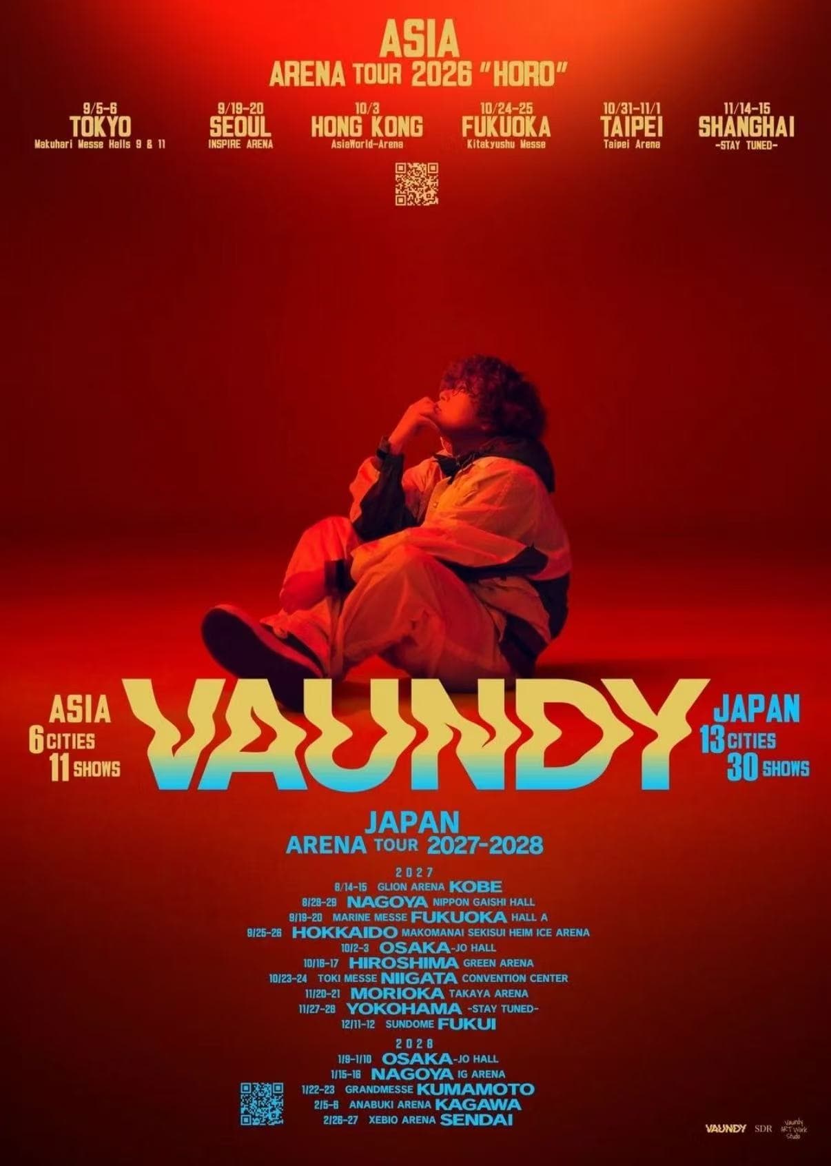 Vaundy 2026 亞洲巡迴演唱會「HORO」-香港站