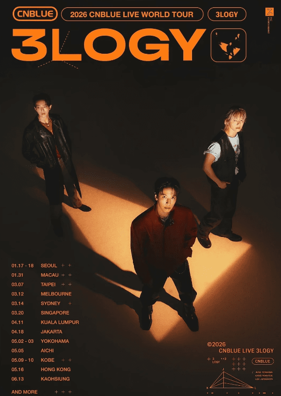 2026 CNBLUE "3LOGY"世界巡迴演唱會-香港站